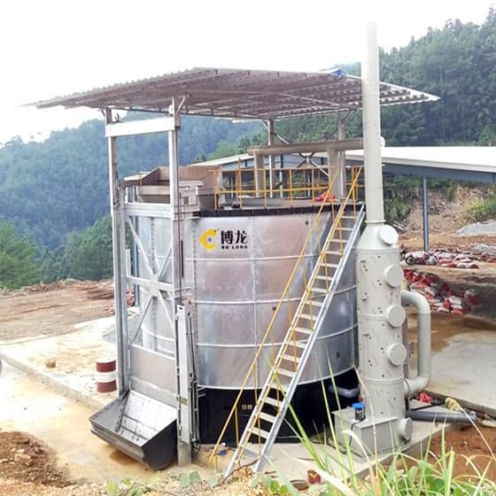 Horse Manure composting machine